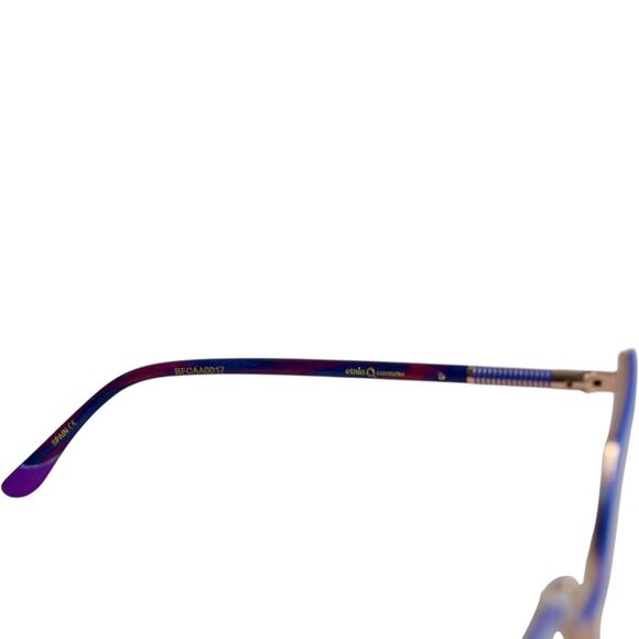 Etnia Barcelona Adele Eyeglasses BLPG 51-19-140 | Blue Pink Gold | Women’s main image 4